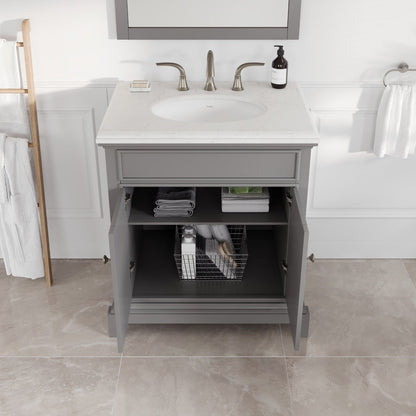 Eviva Elite Stamford Bath Vanity with Counter Top and Undermount Porcelain Sink (24"-72")