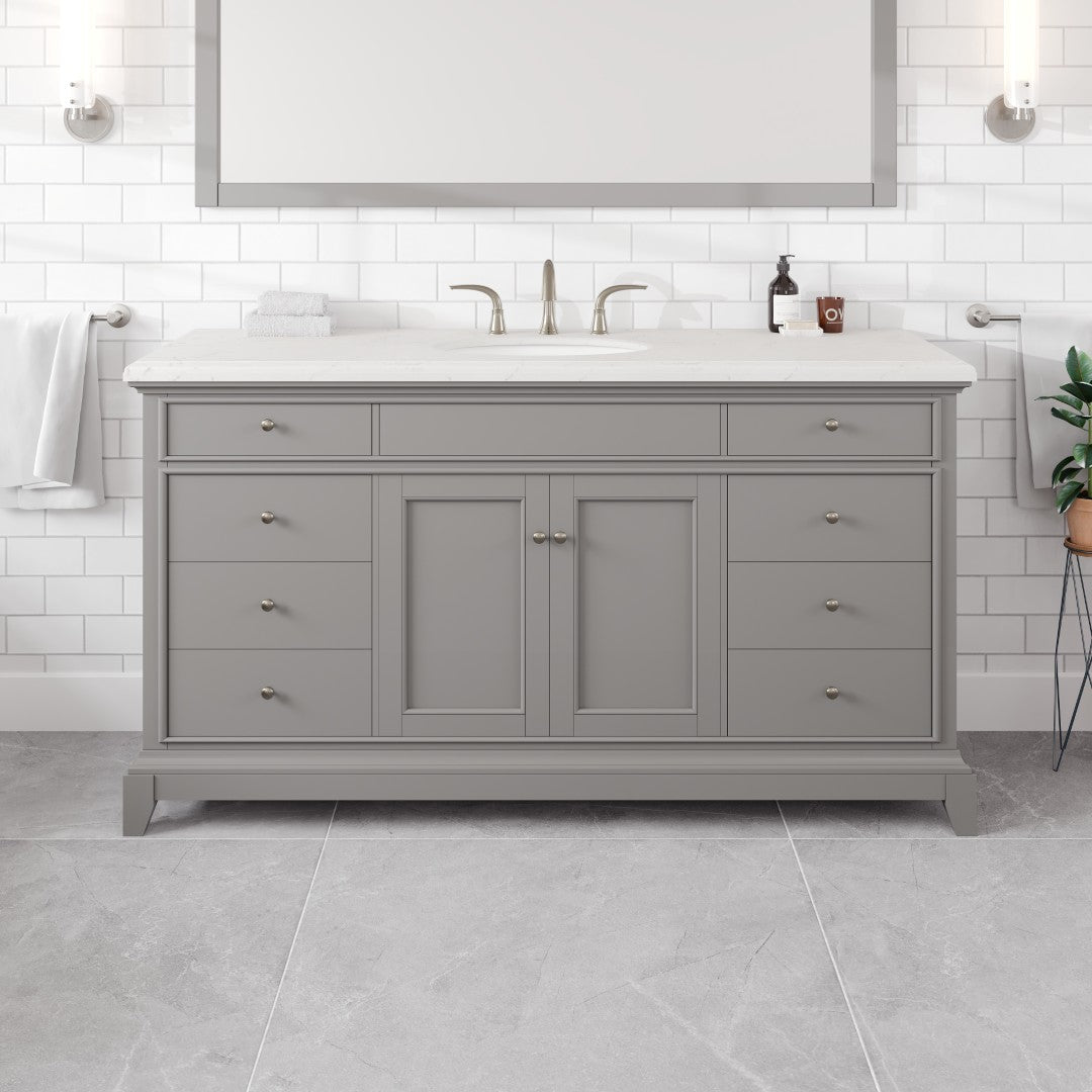 Eviva Elite Stamford Bath Vanity with Counter Top and Undermount Porcelain Sink (24"-72")