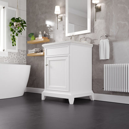 Eviva Elite Stamford Bath Vanity with Counter Top and Undermount Porcelain Sink (24"-72")