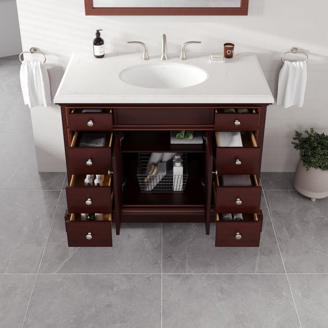 Eviva Elite Stamford Bath Vanity with Counter Top and Undermount Porcelain Sink (24"-72")