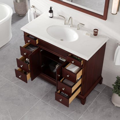 Eviva Elite Stamford Bath Vanity with Counter Top and Undermount Porcelain Sink (24"-72")