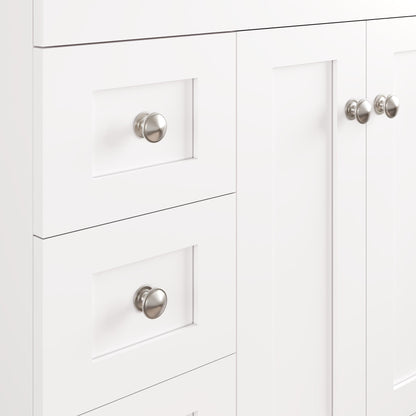 Eviva Acclaim Bath Vanity with Counter Top and Undermount Porcelain Sink (24"-30")