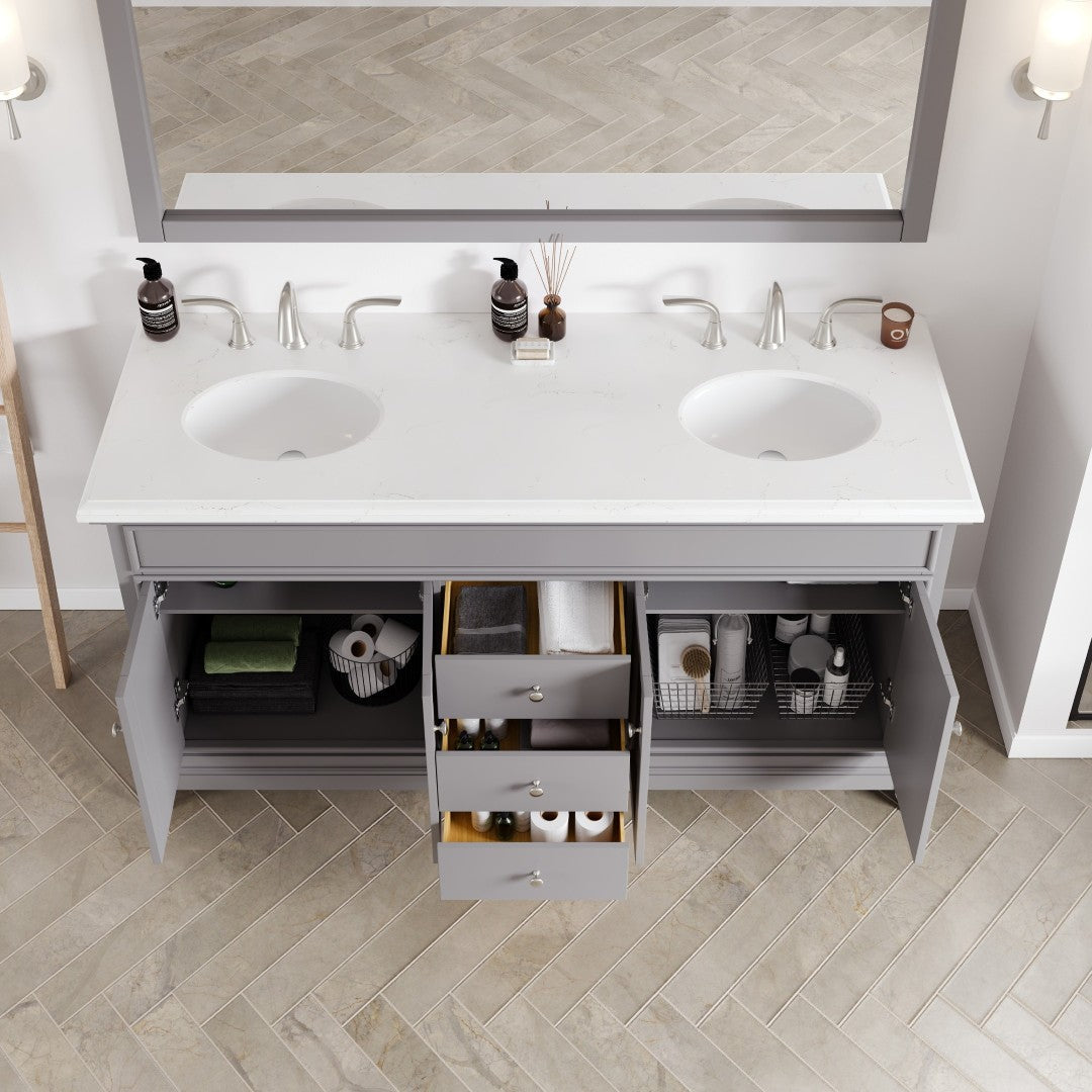 Eviva Elite Stamford Bath Vanity with Counter Top and Undermount Porcelain Sink (24"-72")