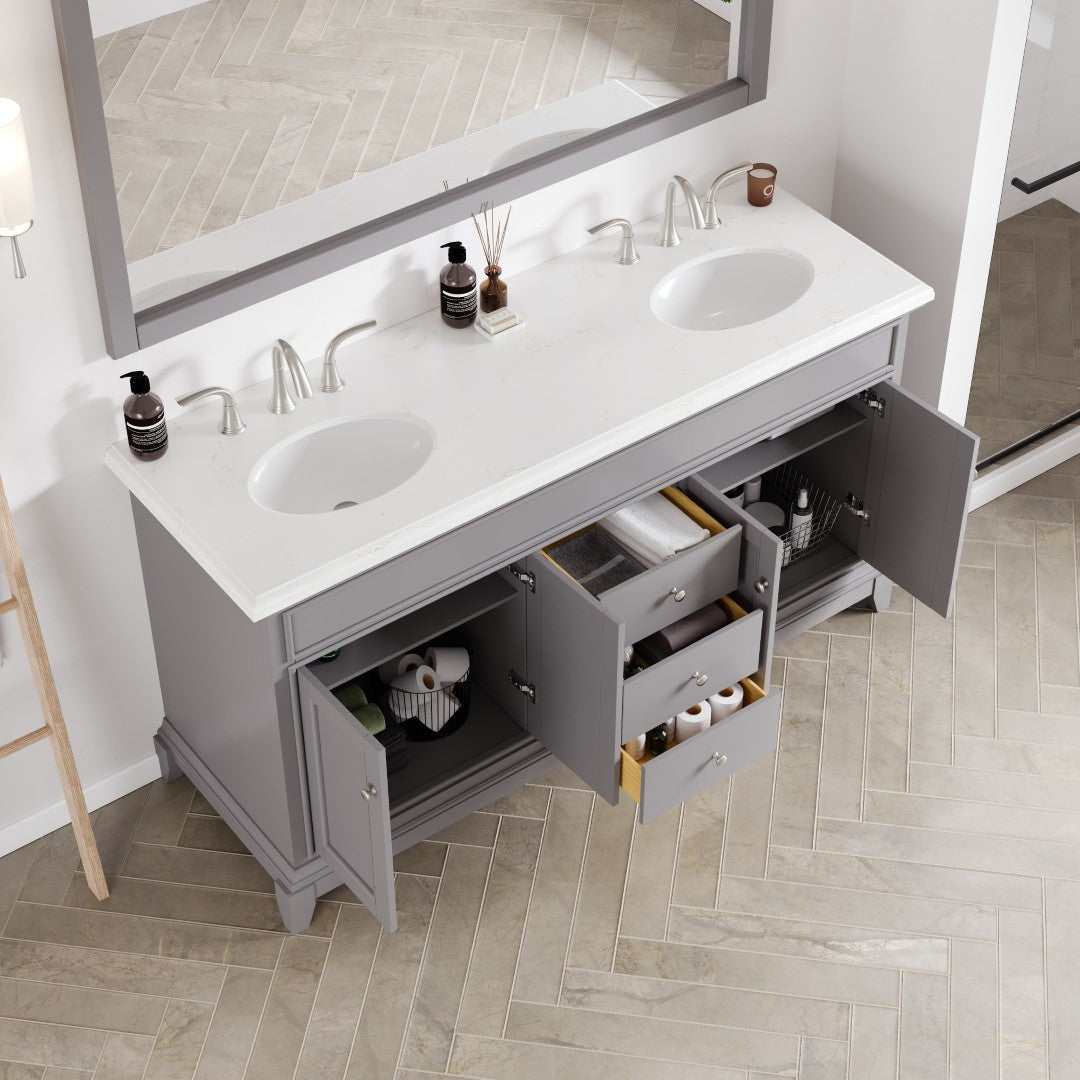 Eviva Elite Stamford Bath Vanity with Counter Top and Undermount Porcelain Sink (24"-72")