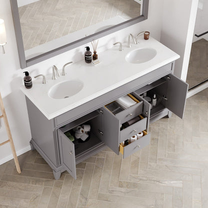 Eviva Elite Stamford Bath Vanity with Counter Top and Undermount Porcelain Sink (24"-72")