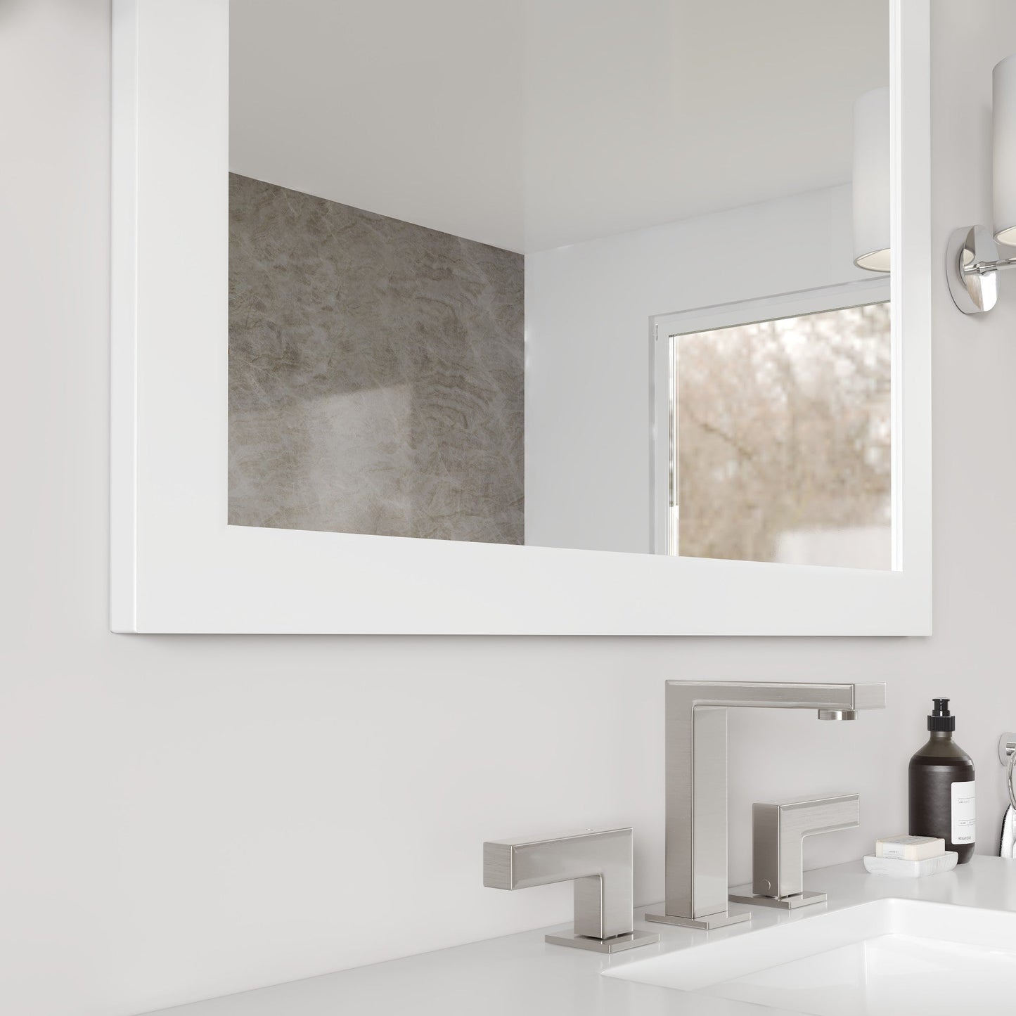 Eviva Sun Wooden Framed Mirror