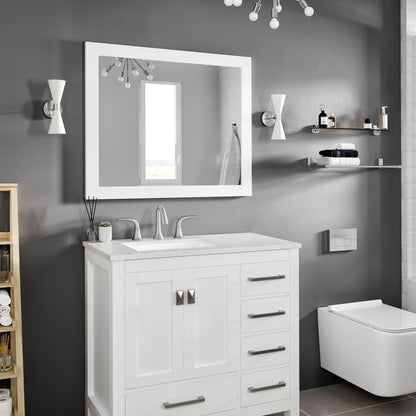 Eviva Sun Wooden Framed Mirror