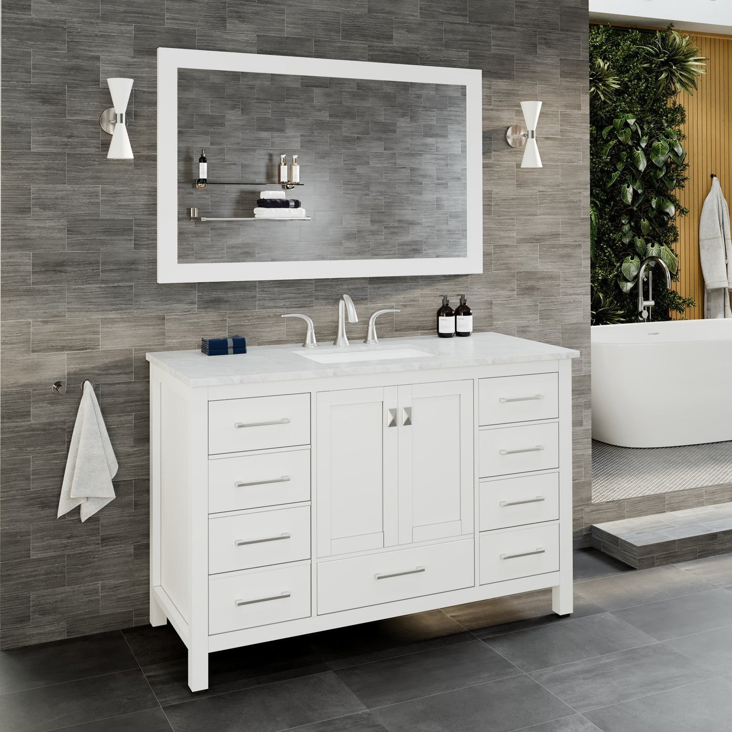 Eviva Sun Wooden Framed Mirror