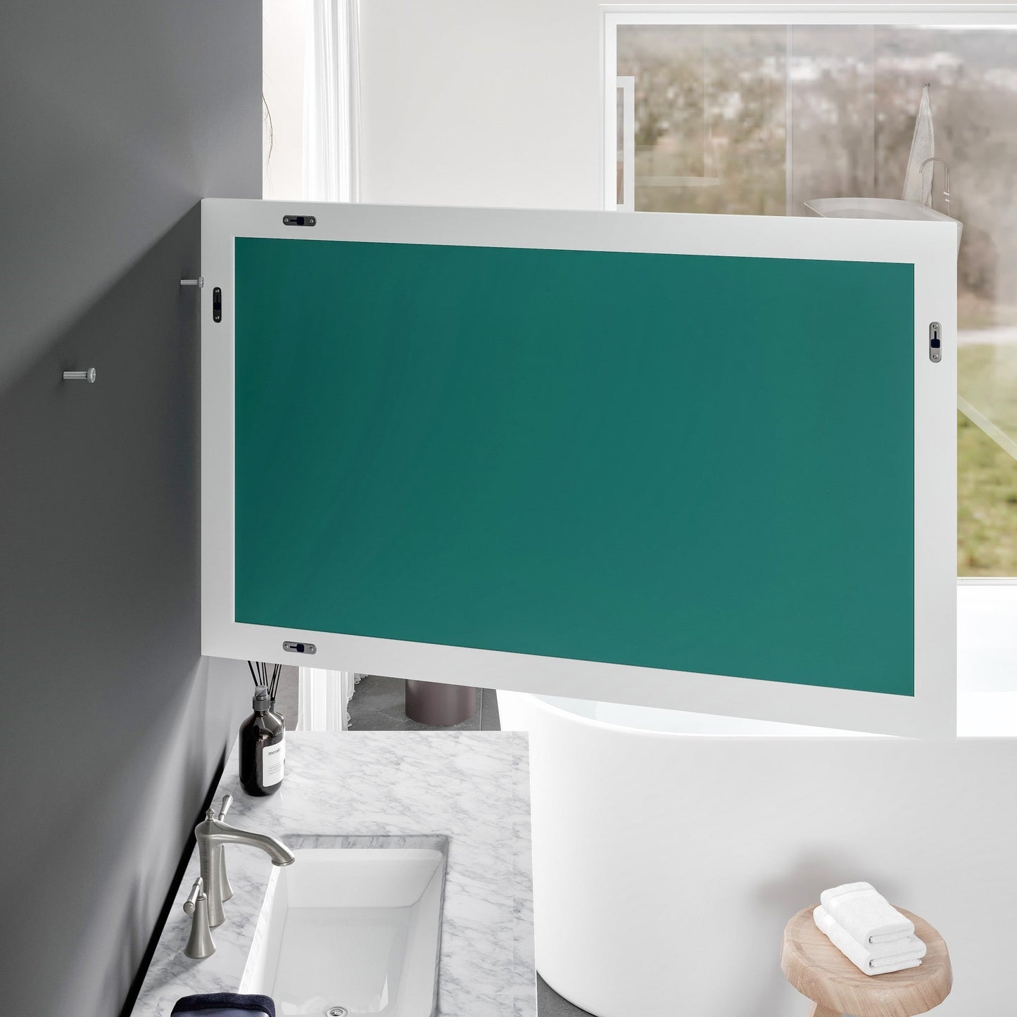 Eviva Sun Wooden Framed Mirror