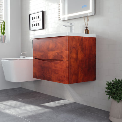 Eviva Smile Bath Vanity with Acrylic Top and Integrated Sink (24"-48")