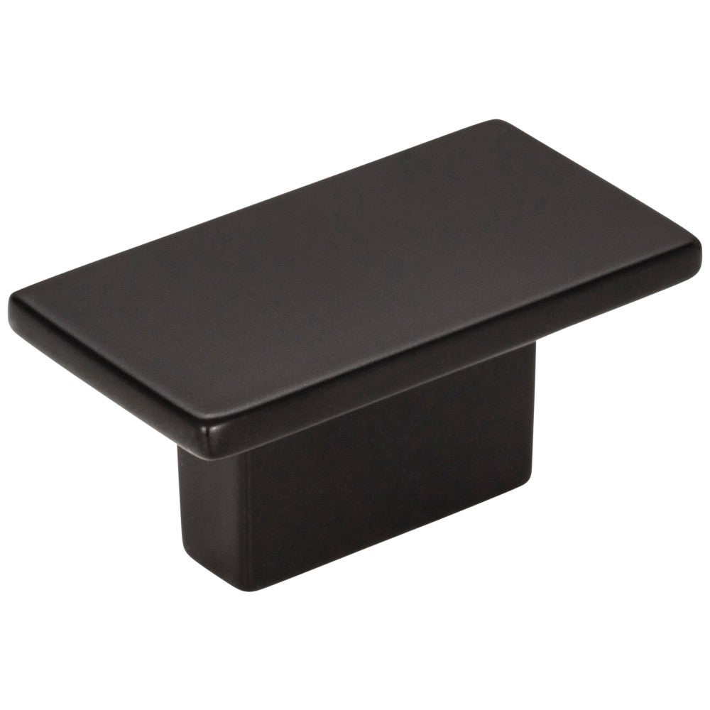 1-9/16" Overall Length Satin Nickel Rectangle Mirada Cabinet Knob