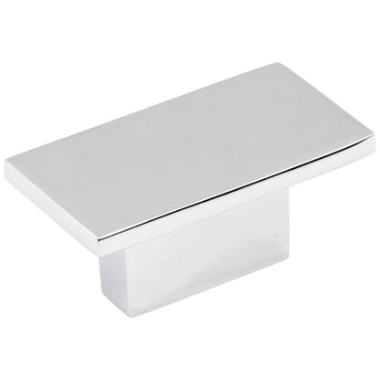 1-9/16" Overall Length Satin Nickel Rectangle Mirada Cabinet Knob