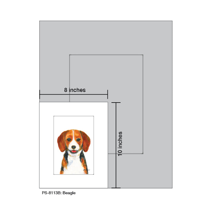 Beagle, Print (#8113B)