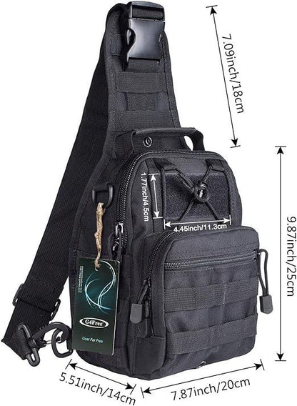 FR Fashion Co. 4‑Way Carrying Design Sling Bag