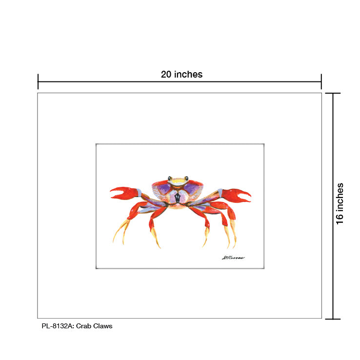 Crab Claws, Print (#8132A)