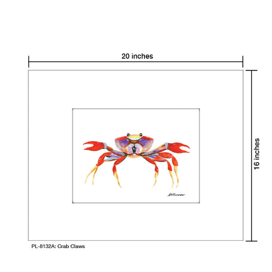 Crab Claws, Print (#8132A)