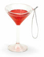 Red Wine Hand-Crafted Glass Ornament | Real Liquid Inside | Wine,