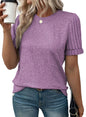 Women's Casual Short Sleeve T-Shirt Loose Fit Summer Top