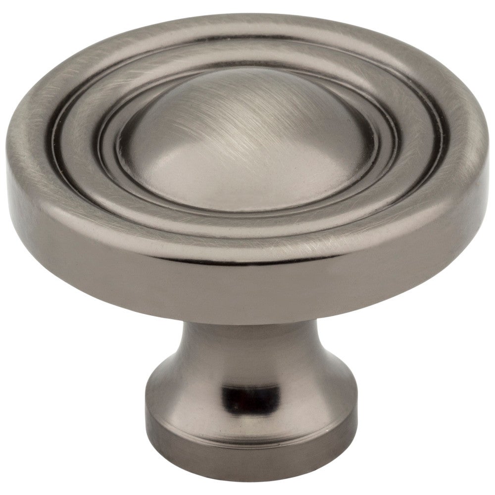 1-3/8" Diameter Satin Nickel Round Bella Cabinet Knob