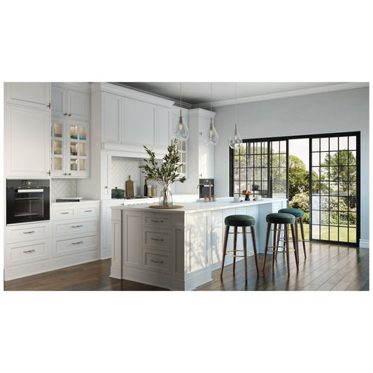 1-3/8" Diameter Satin Nickel Round Bella Cabinet Knob