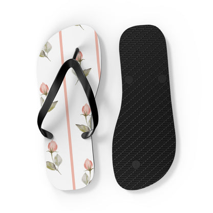Customizable: Floral Flip Flops - Summer Footwear, Beach Sandals, Vacation Essentials, Gift for Her