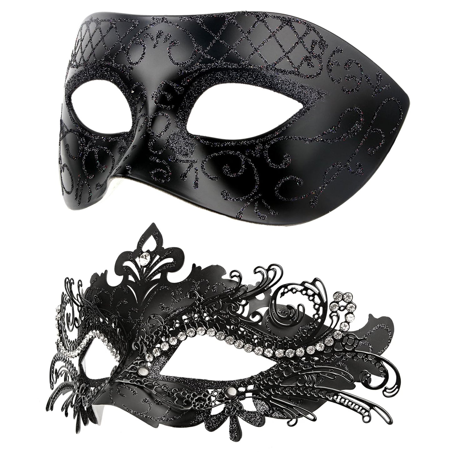 Masquerade Masks - Elegant Mardi Gras Party Masks - Premium Decorative Masks for Women and Men