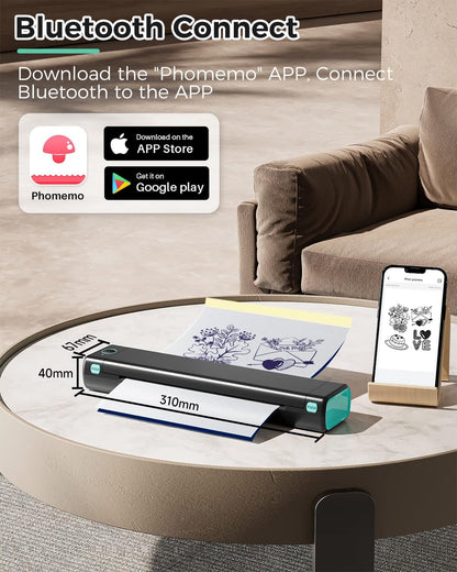 Phomemo M08F Wireless Tattoo Transfer Stencil Printer 216mm