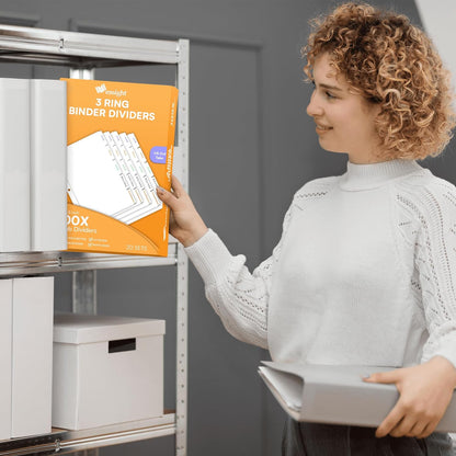 Ensight 3 Ring Page Dividers, binder dividers