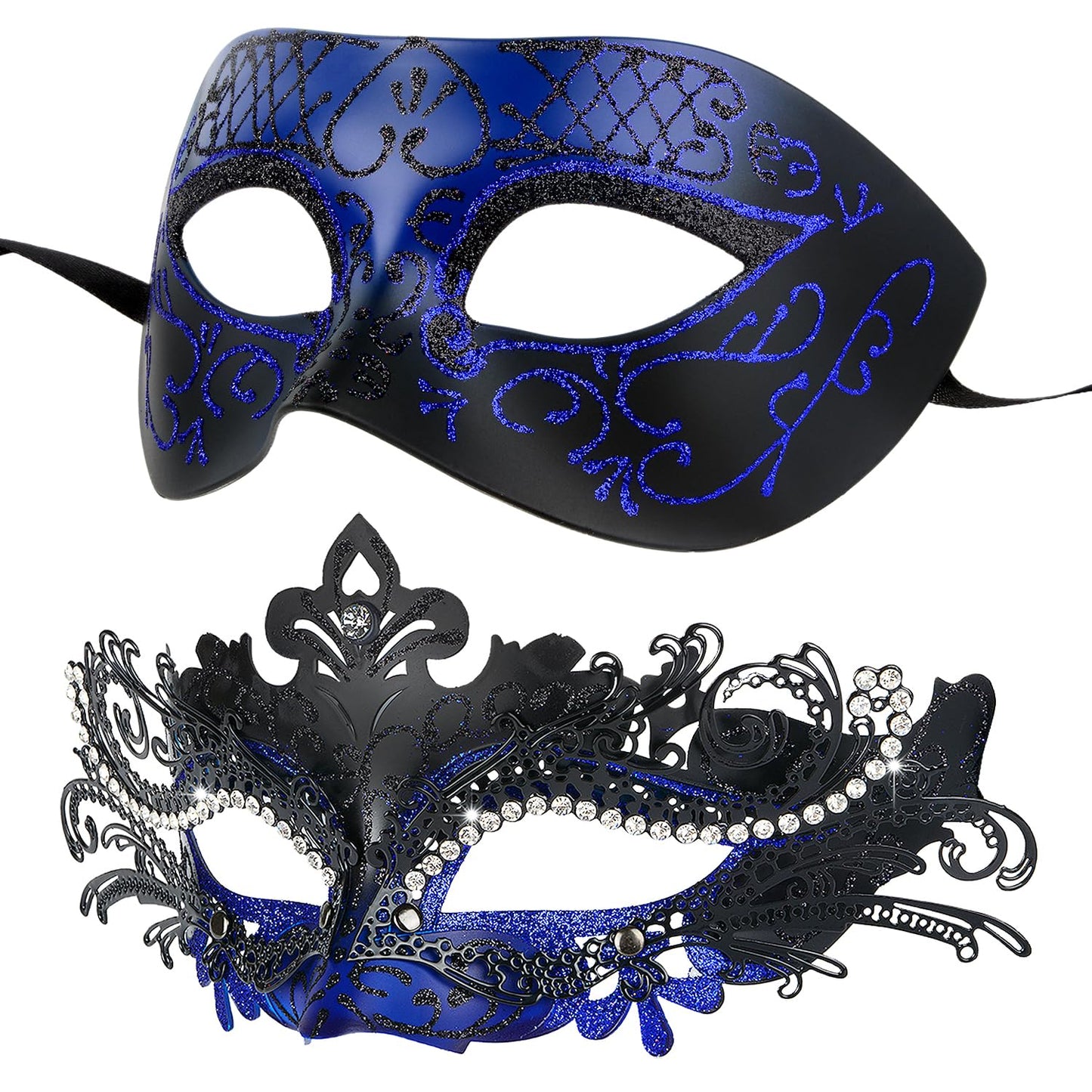 Masquerade Masks - Elegant Mardi Gras Party Masks - Premium Decorative Masks for Women and Men