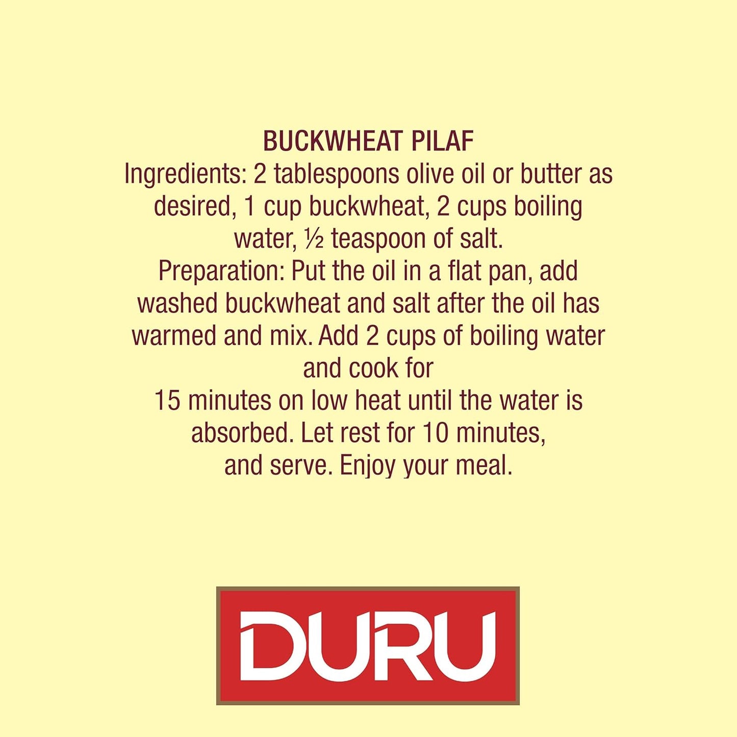 Best Whole Buckwheat Grains - Premium Duru Buckwheat 1000G for Healthy Nutrition