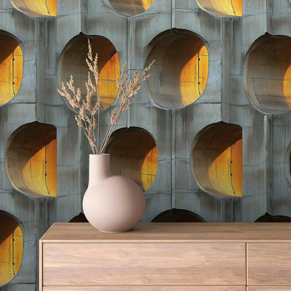 Portals of a Brutalist Sunrise