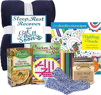 Sleep, Rest and Recover Get Well Gift-  get well soon gift basket -