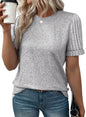 Women's Casual Short Sleeve T-Shirt Loose Fit Summer Top