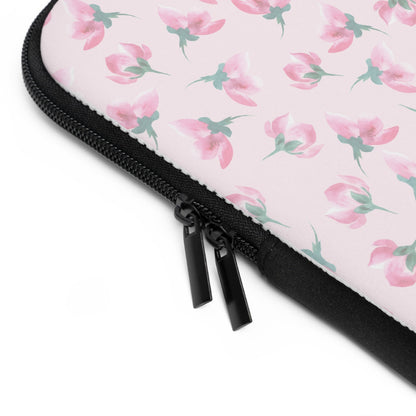 Customizable: Floral Laptop Sleeve - Cute Tech Accessory, Perfect for Gifts, Back to School, College Work, Home Office