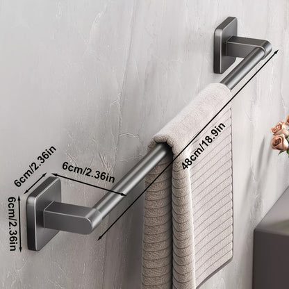 Rustproof NoDrill Towel and Slipper Organizer Rack