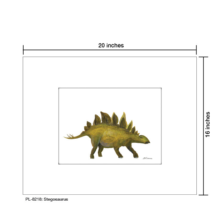 Stegosaurus, Print (#8218A)
