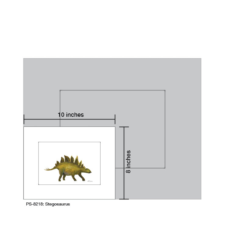 Stegosaurus, Print (#8218A)
