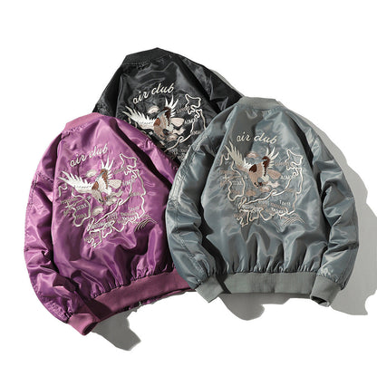 Bomber Jacket Men's Embroidered Baseball Uniform