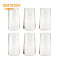 Set of 6 DOTOCOOK Highball Glasses - 15.5 oz Multipurpose Glass