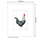 Ardenner Rooster, Print (#8220A)