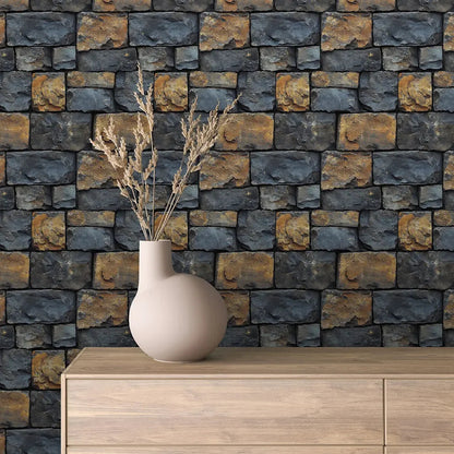 Cobalt & Clay Stacked Stone