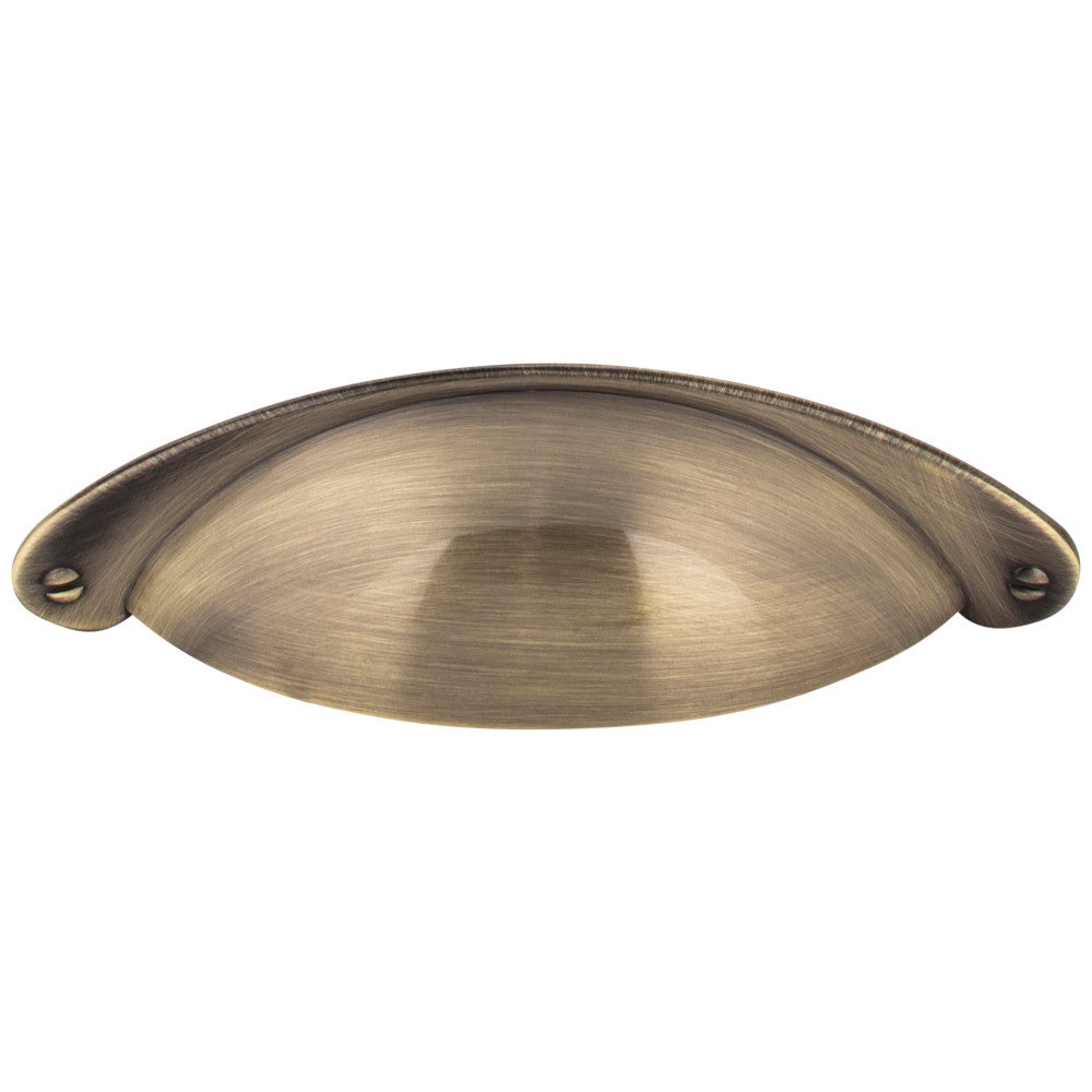 3" Center-to-Center Satin Nickel Lyon Cabinet Cup Pull
