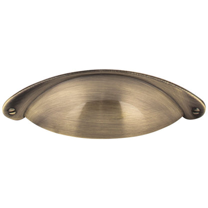 3" Center-to-Center Satin Nickel Lyon Cabinet Cup Pull