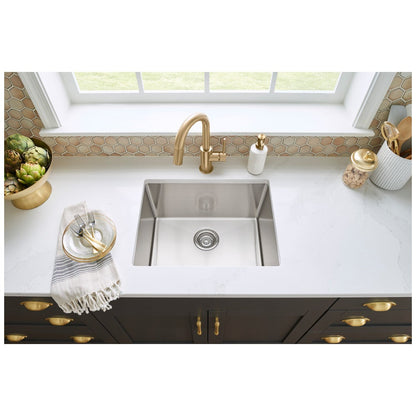 3" Center-to-Center Satin Nickel Lyon Cabinet Cup Pull