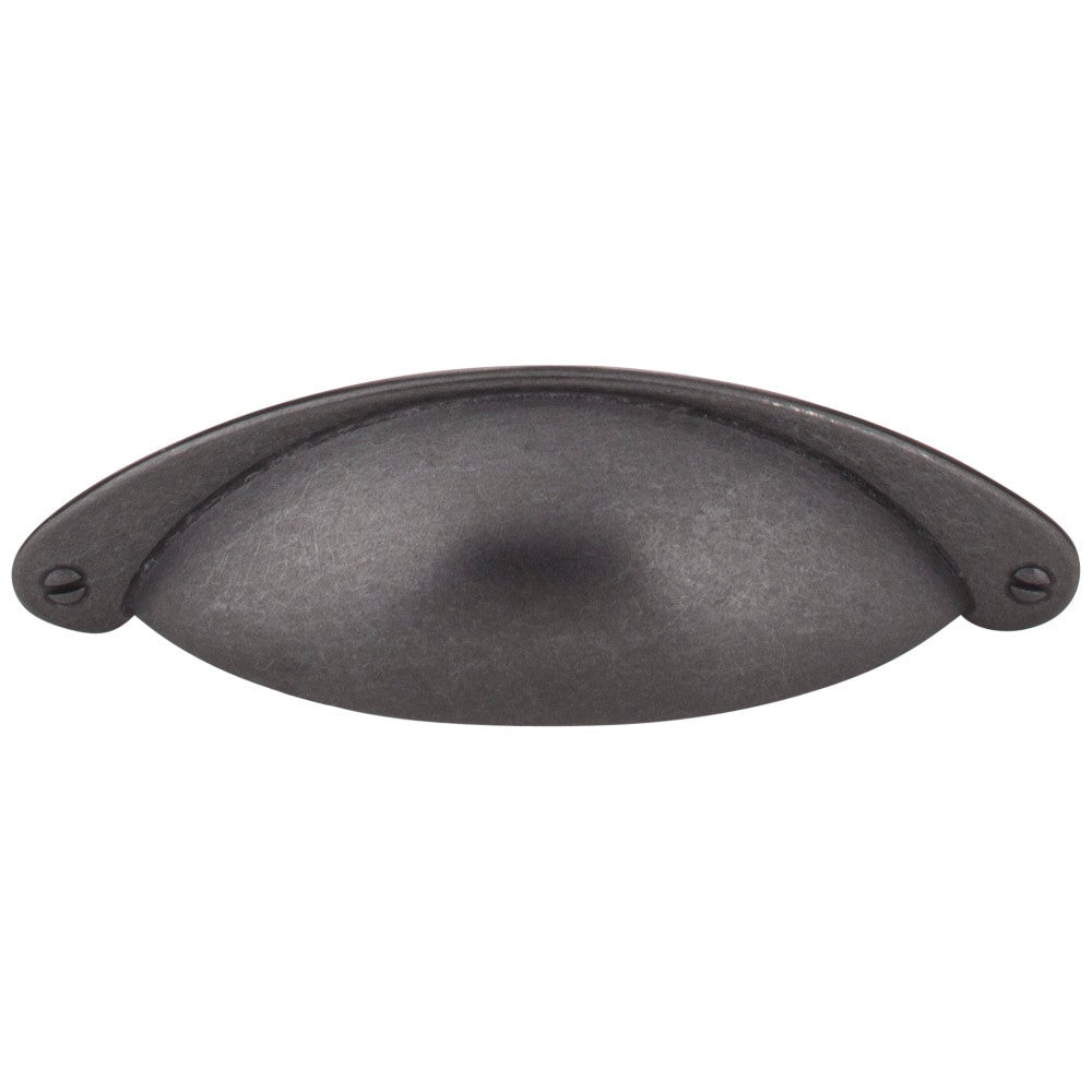 3" Center-to-Center Satin Nickel Lyon Cabinet Cup Pull