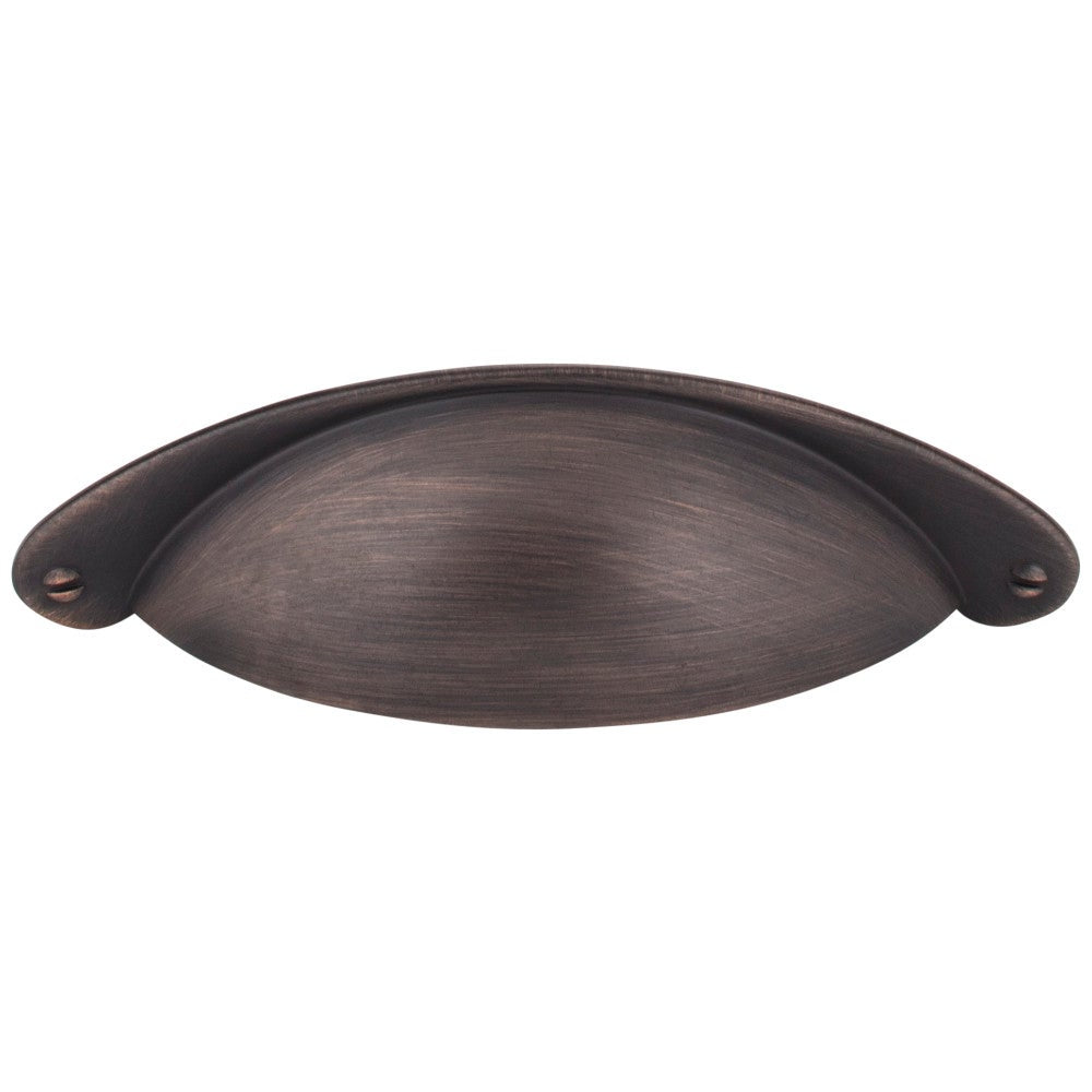 3" Center-to-Center Satin Nickel Lyon Cabinet Cup Pull