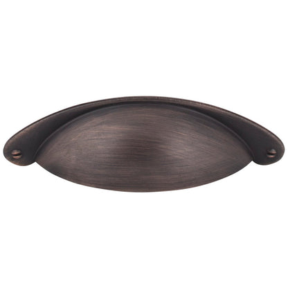 3" Center-to-Center Satin Nickel Lyon Cabinet Cup Pull