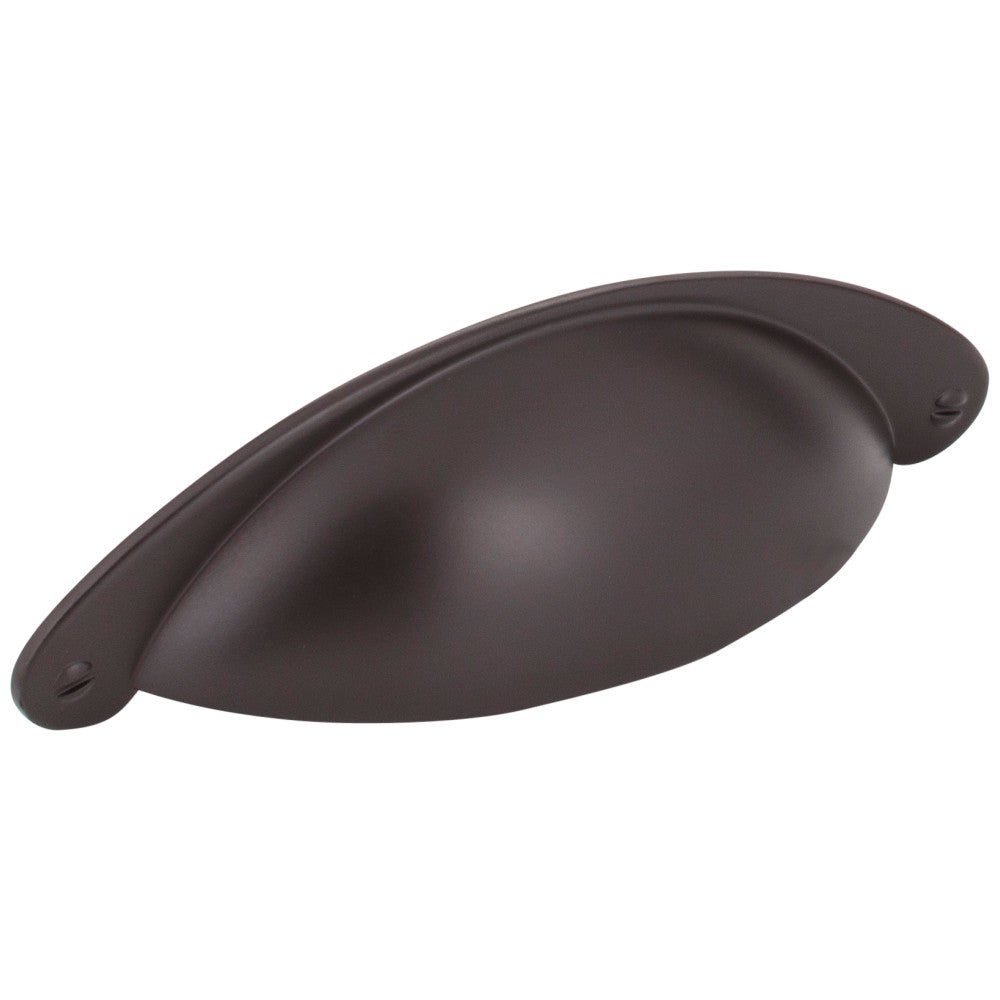 3" Center-to-Center Satin Nickel Lyon Cabinet Cup Pull