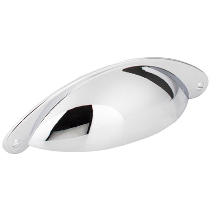 3" Center-to-Center Satin Nickel Lyon Cabinet Cup Pull