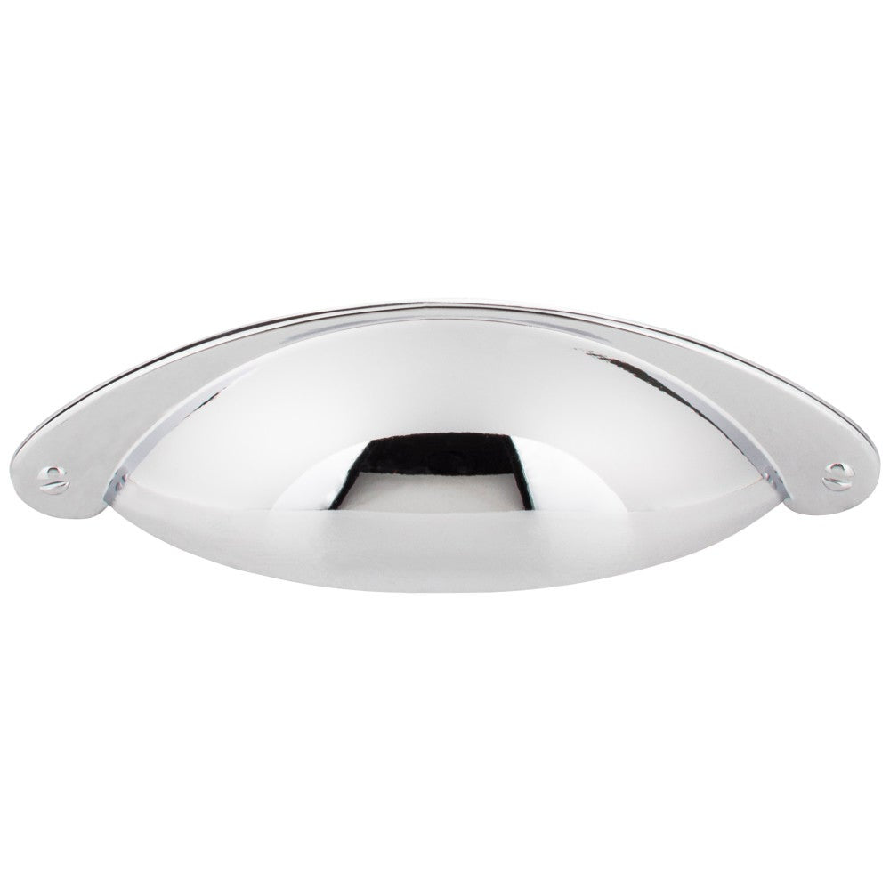 3" Center-to-Center Satin Nickel Lyon Cabinet Cup Pull